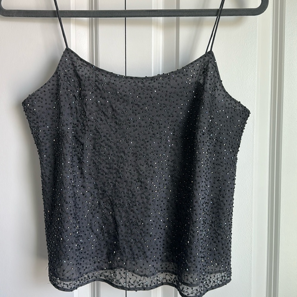 Beaded tank top